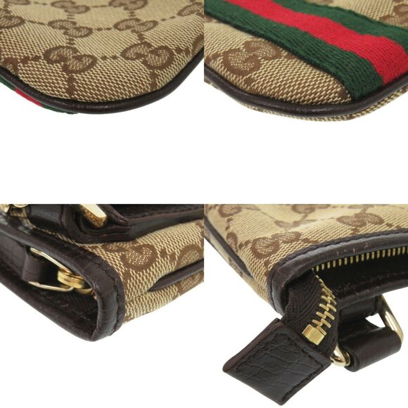 GUCCI Authentic Cream Canvas Shoulder Bag - Picture 5 of 9